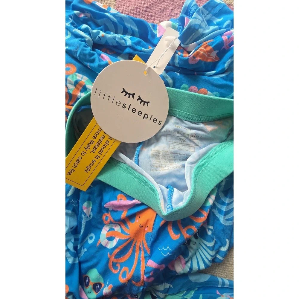 NWT Little Sleepies Octopus Party | 7/8 Y Limited Edition Print